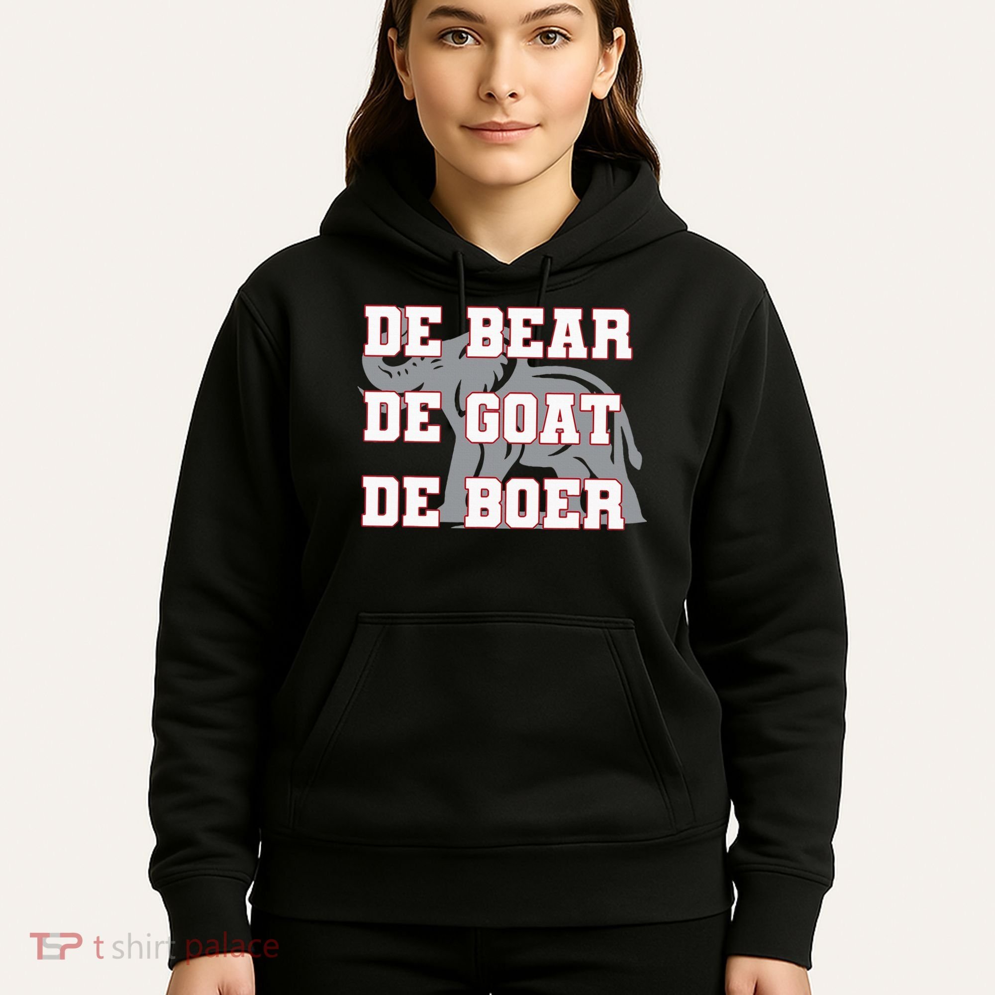 Elephant De Bear De Goat De Boer Hoodie