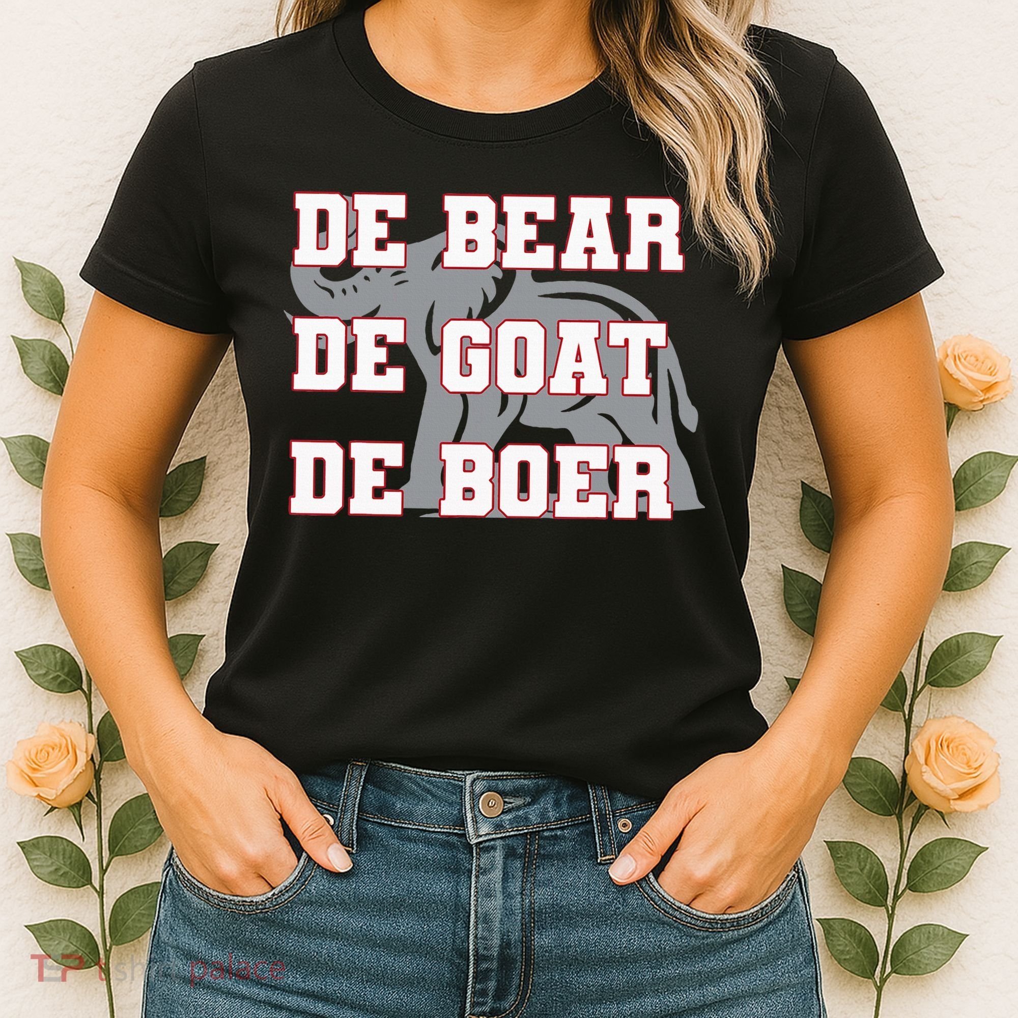 Elephant De Bear De Goat De Boer Women's T-Shirt