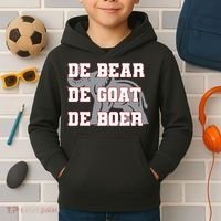 Elephant De Bear De Goat De Boer Kids Hoodie thumb 2