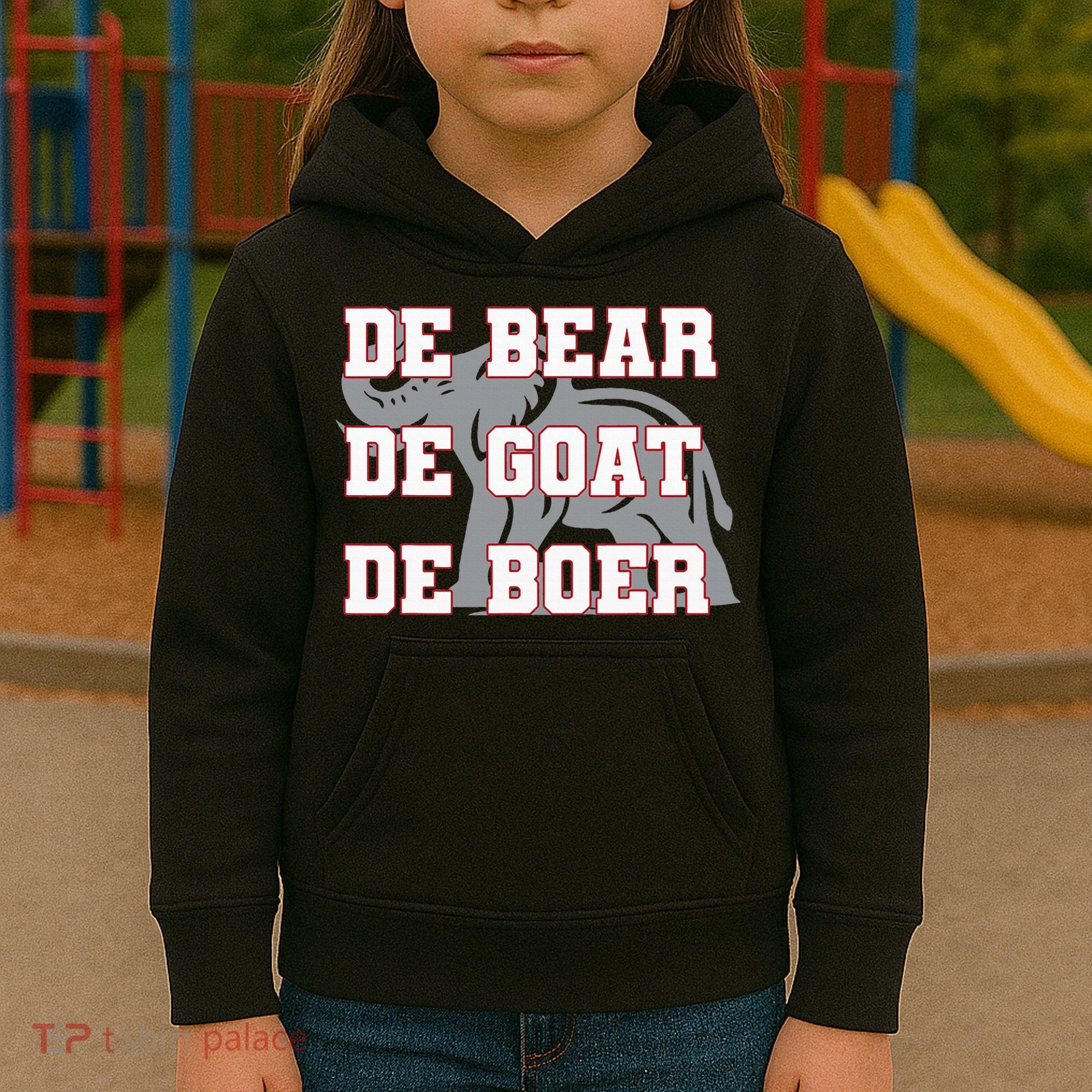 Elephant De Bear De Goat De Boer Kids Hoodie