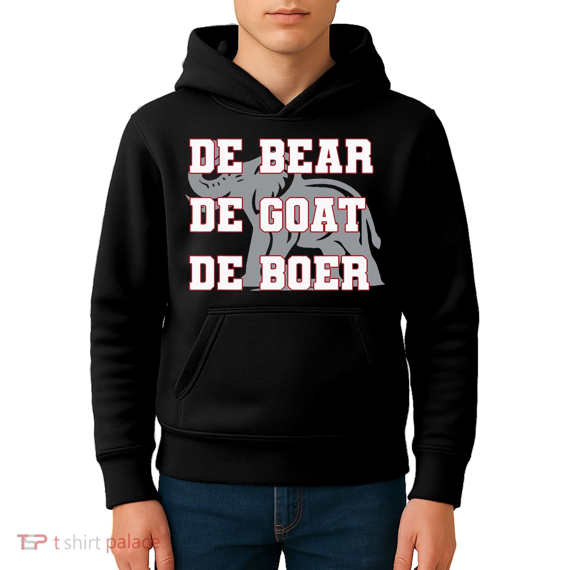 Elephant De Bear De Goat De Boer Kids Hoodie