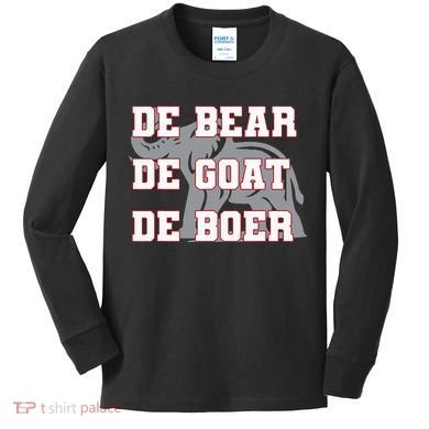 Elephant De Bear De Goat De Boer Kids Long Sleeve Shirt