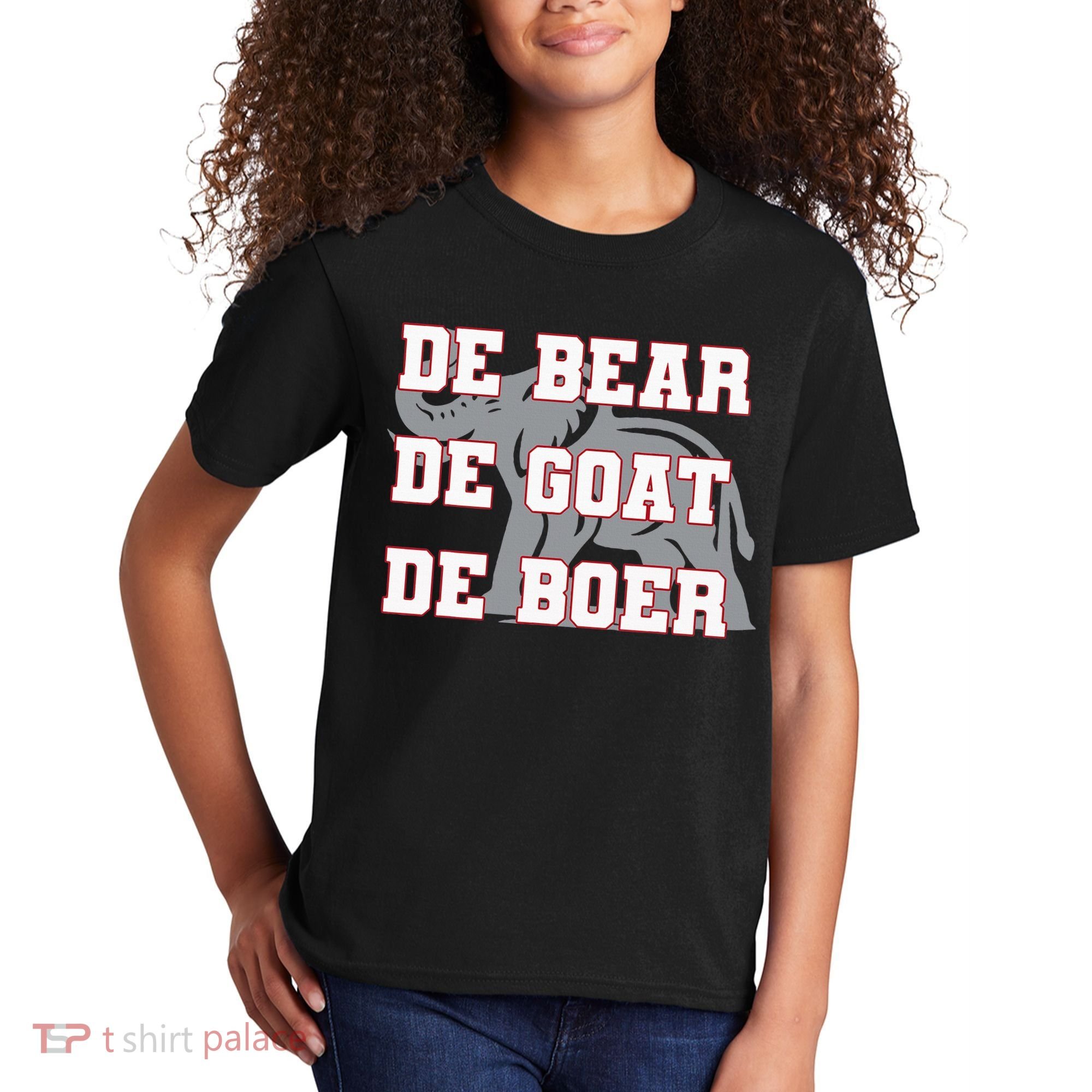 Elephant De Bear De Goat De Boer Kids T-Shirt