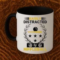 Easily Distracted By Wiffleball Coffee Mug thumb 2