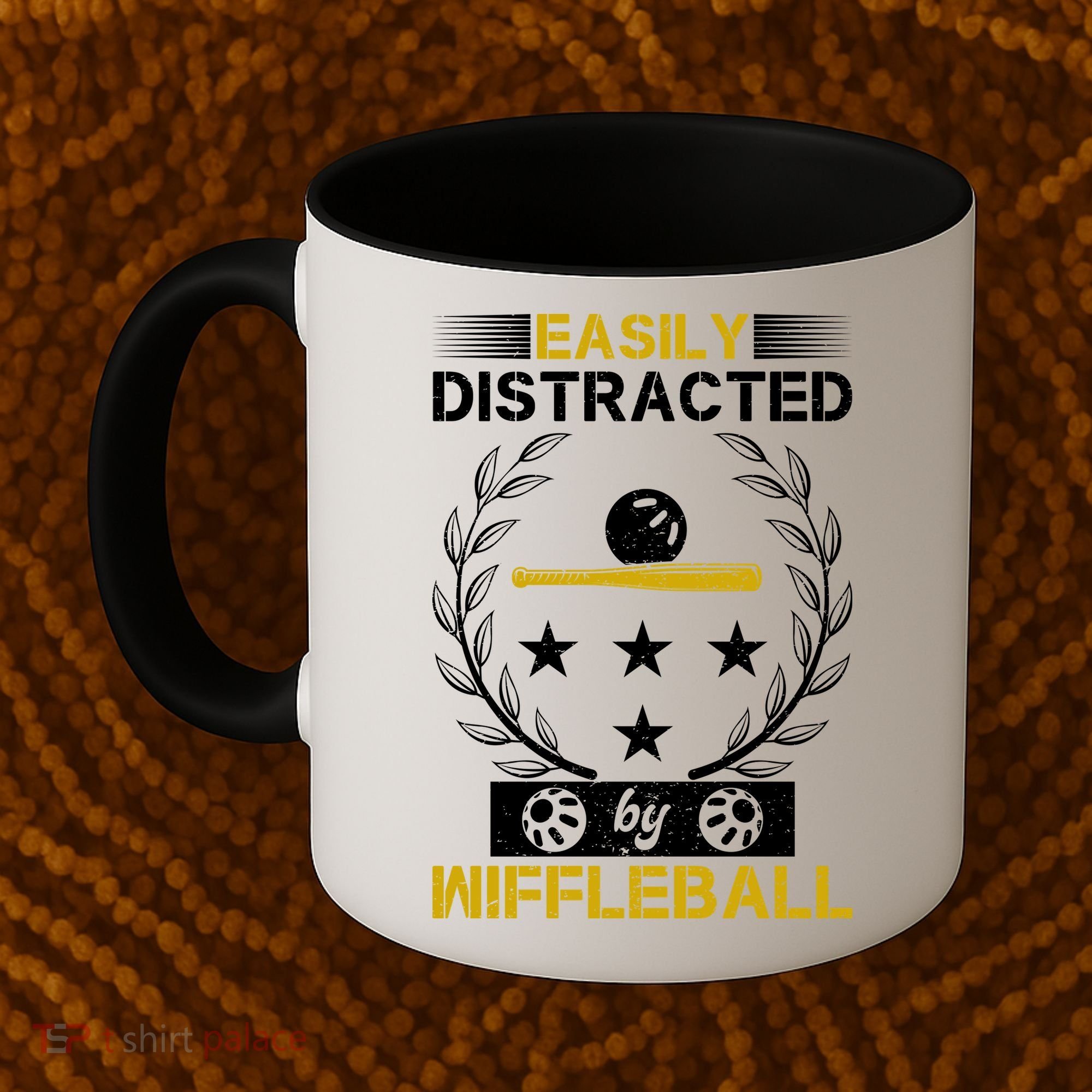 Easily Distracted By Wiffleball Coffee Mug