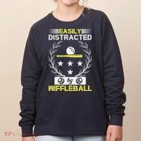 Easily Distracted By Wiffleball Women's Sweatshirt thumb 0