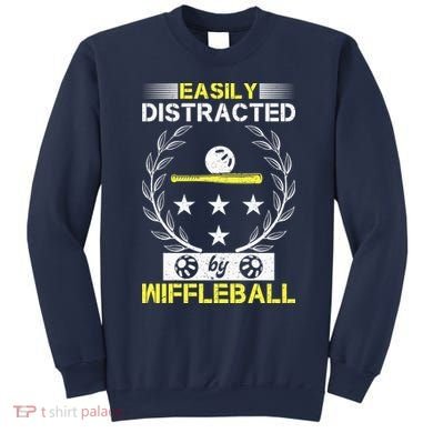 Easily Distracted By Wiffleball Sweatshirt