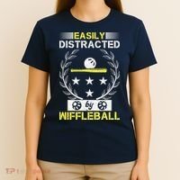 Easily Distracted By Wiffleball T-Shirt thumb 4