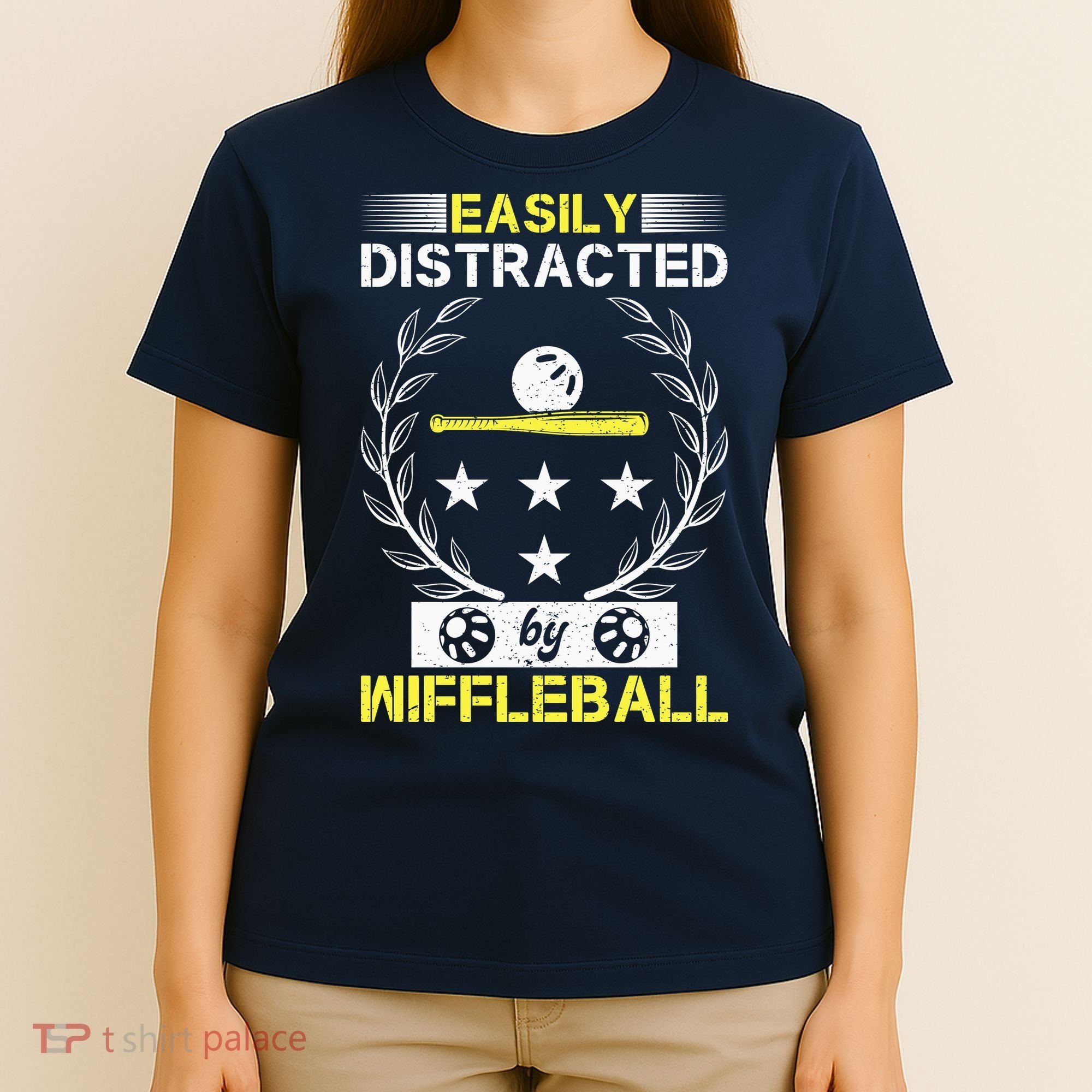 Easily Distracted By Wiffleball T-Shirt