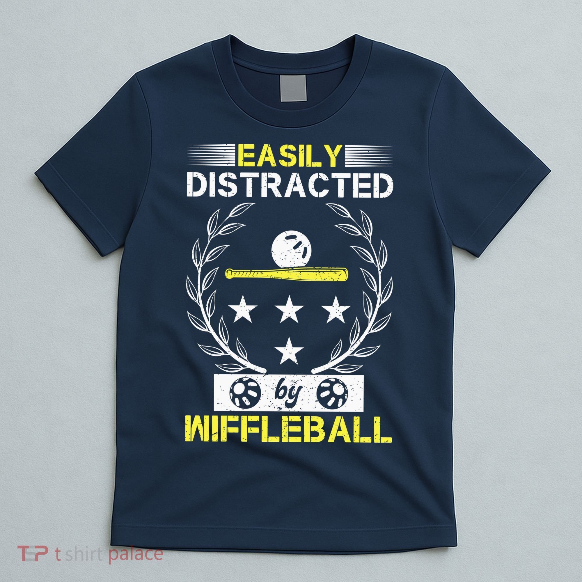 Easily Distracted By Wiffleball T-Shirt