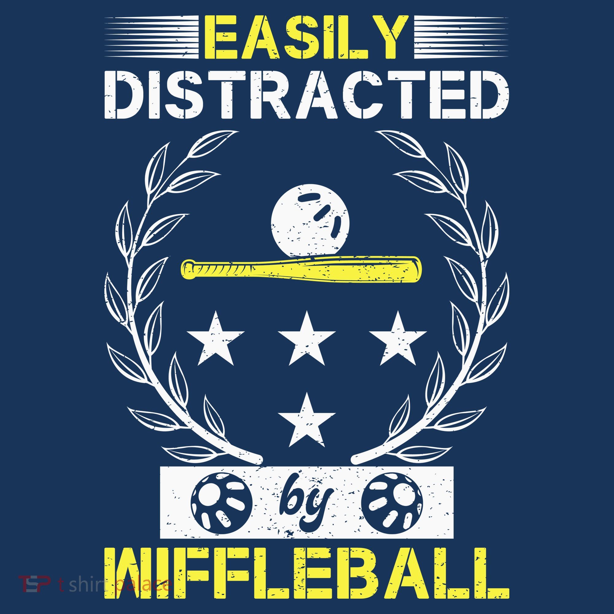 Easily Distracted By Wiffleball Coaster