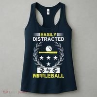 Easily Distracted By Wiffleball Women's Tank Top thumb 3