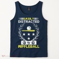 Easily Distracted By Wiffleball Tank Top thumb 2