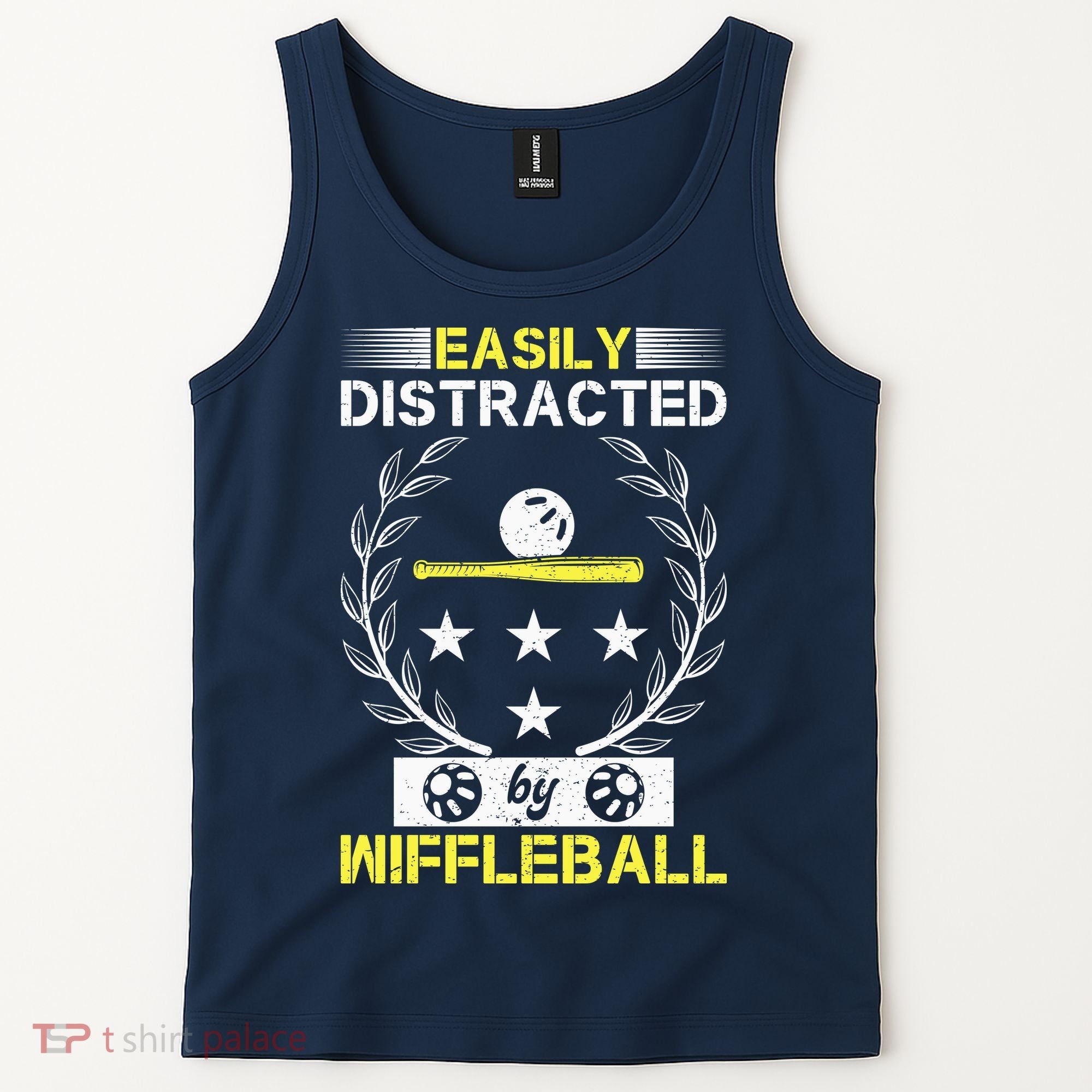 Easily Distracted By Wiffleball Tank Top