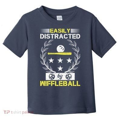 Easily Distracted By Wiffleball Toddler T-Shirt