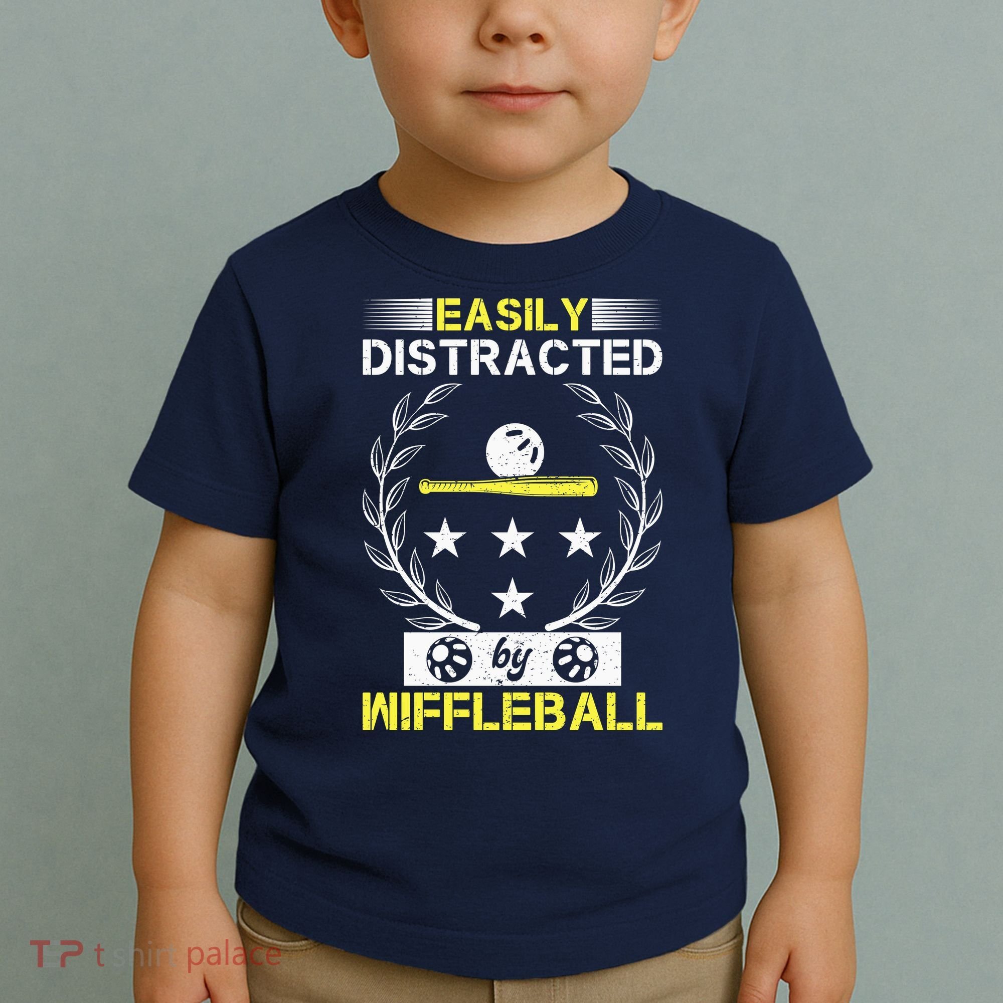 Easily Distracted By Wiffleball Toddler T-Shirt