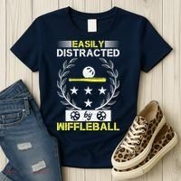 Easily Distracted By Wiffleball Women's T-Shirt thumb 3