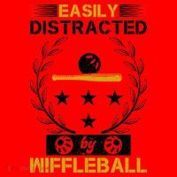 Easily Distracted By Wiffleball Santa Hat thumb 1