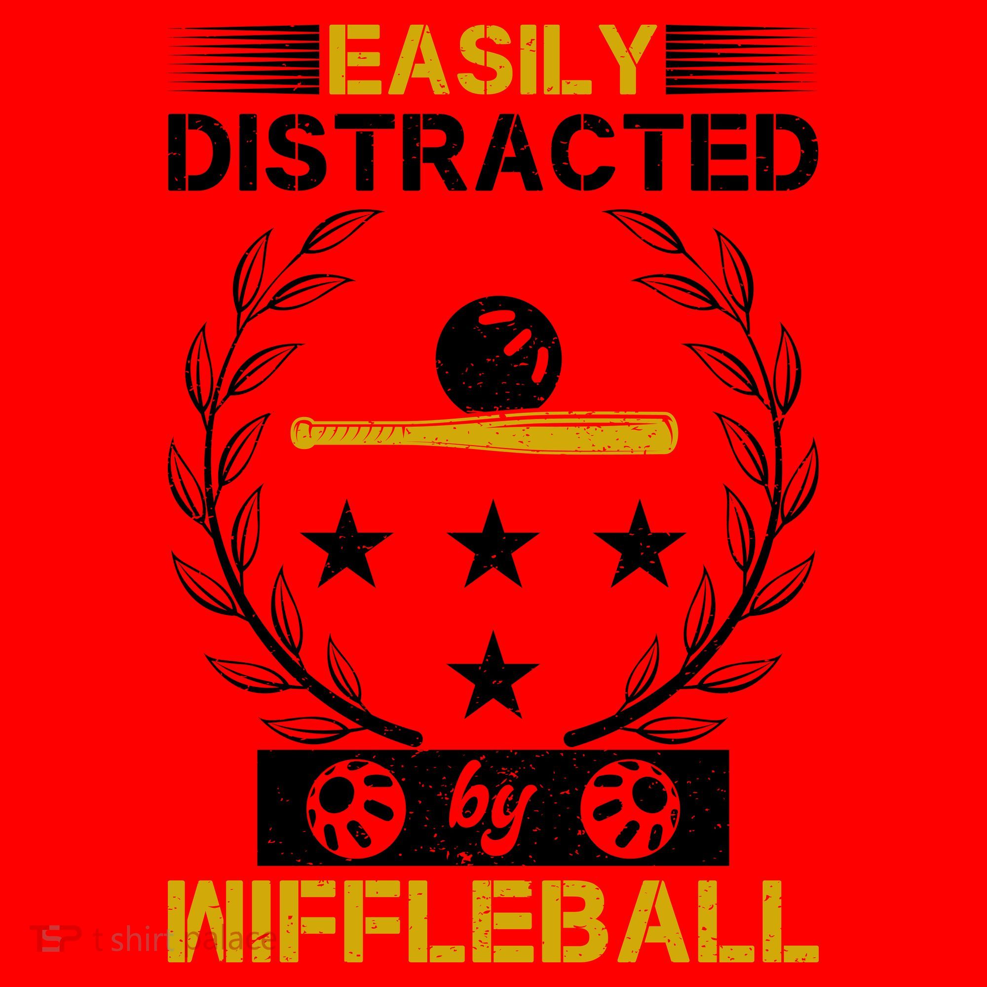 Easily Distracted By Wiffleball Santa Hat
