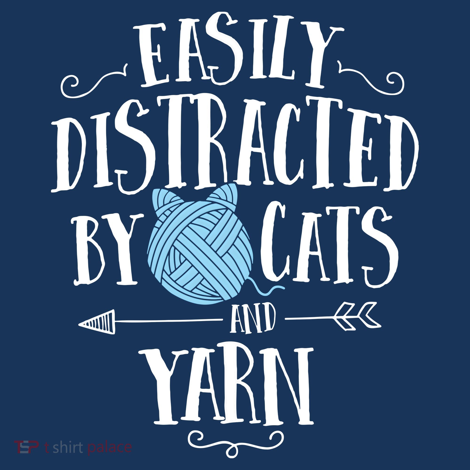 Easily Distracted By Cats And Yarn Knitting Yarn Crochet Beanie
