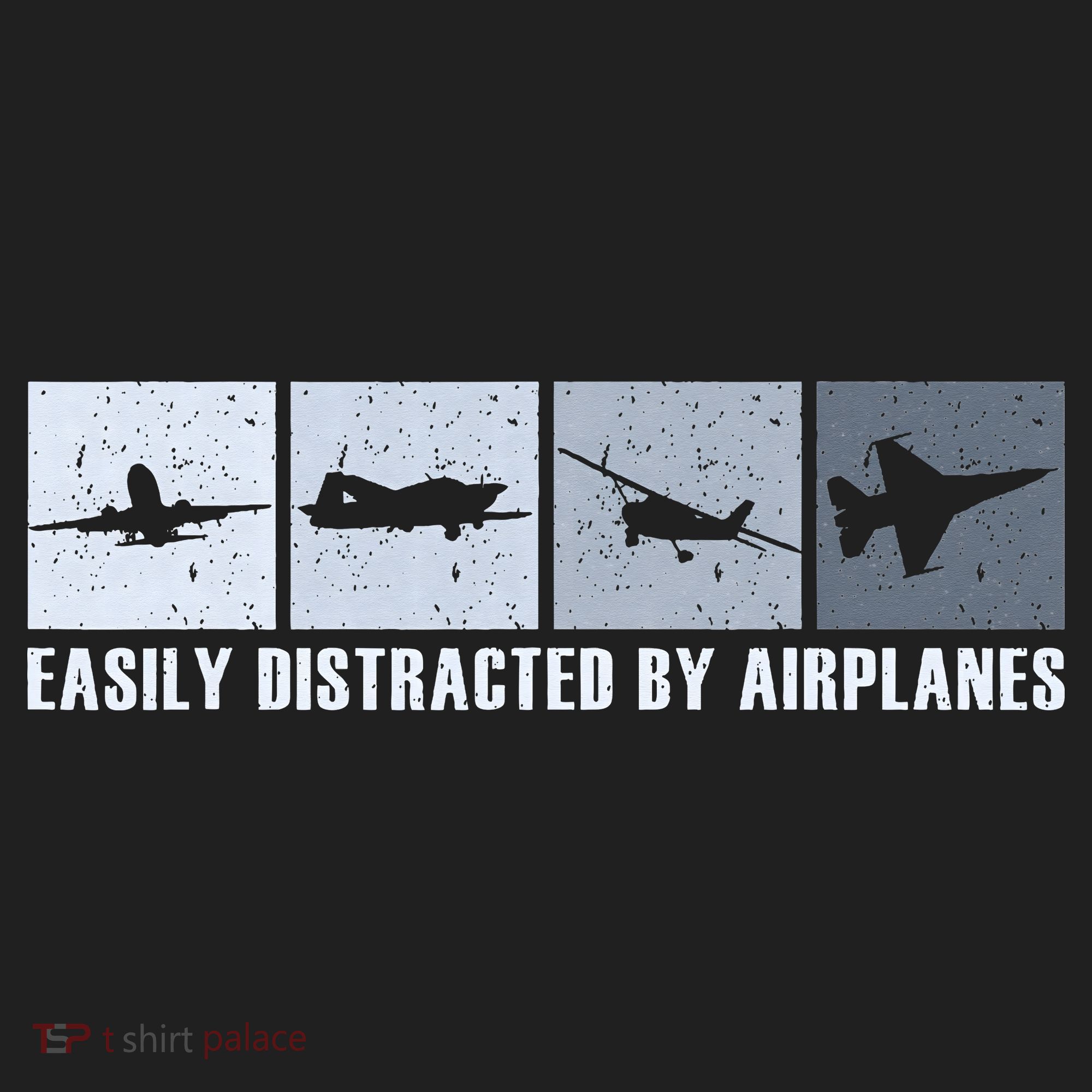 Easily Distracted By Airplanes Aviation Pilot Airplane Women's Sweatshirt