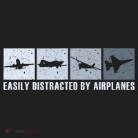 Easily Distracted By Airplanes Aviation Pilot Airplane Tumbler thumb 3