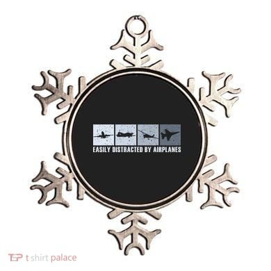 Easily Distracted By Airplanes Aviation Pilot Airplane Ornament