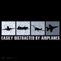 Easily Distracted By Airplanes Aviation Pilot Airplane Ornament thumb 1