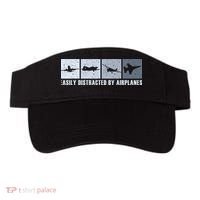 Easily Distracted By Airplanes Aviation Pilot Airplane Visor thumb 0