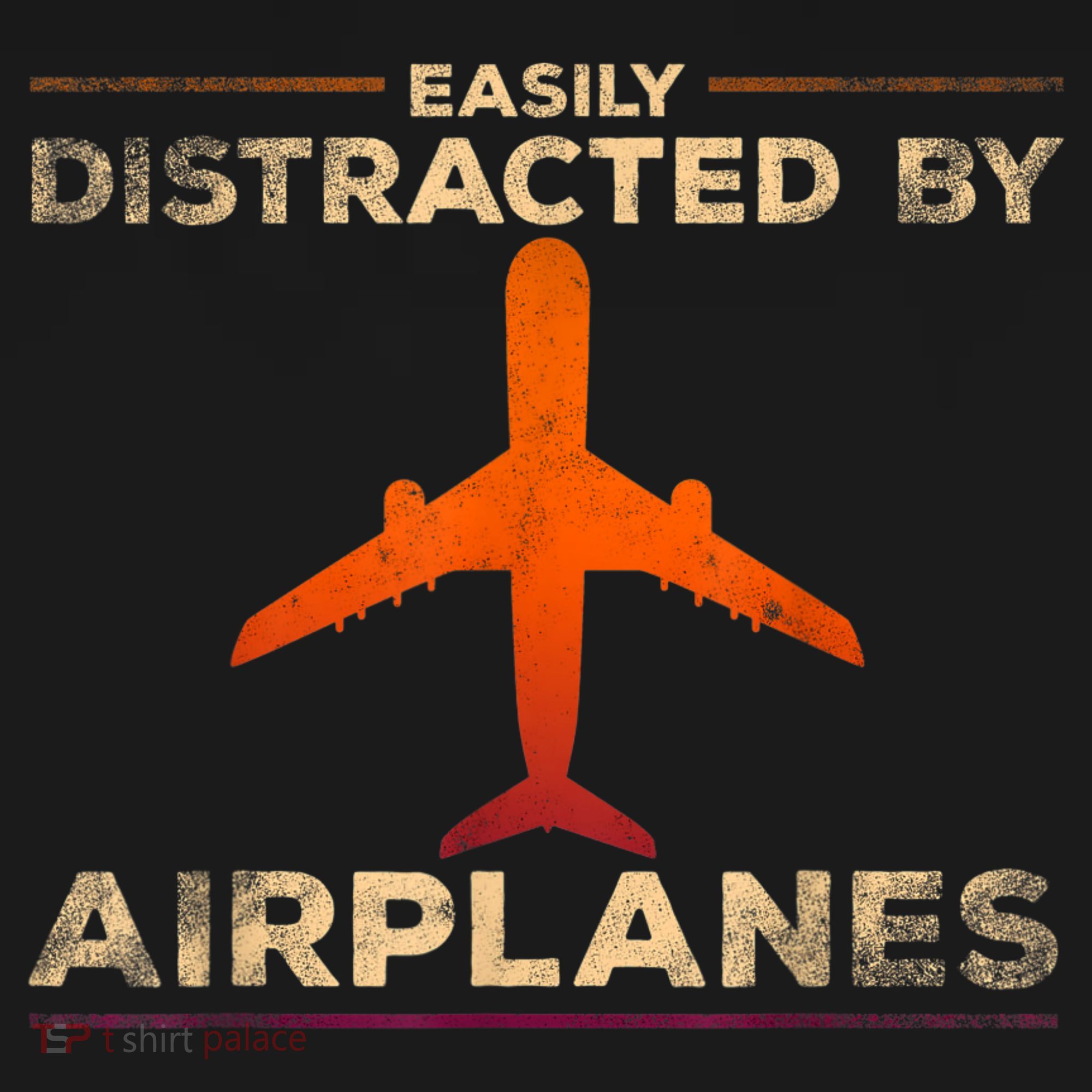 Easily Distracted By Airplanes Airplane Lover Aviation Apron