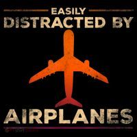 Easily Distracted By Airplanes Airplane Lover Aviation Coaster thumb 2