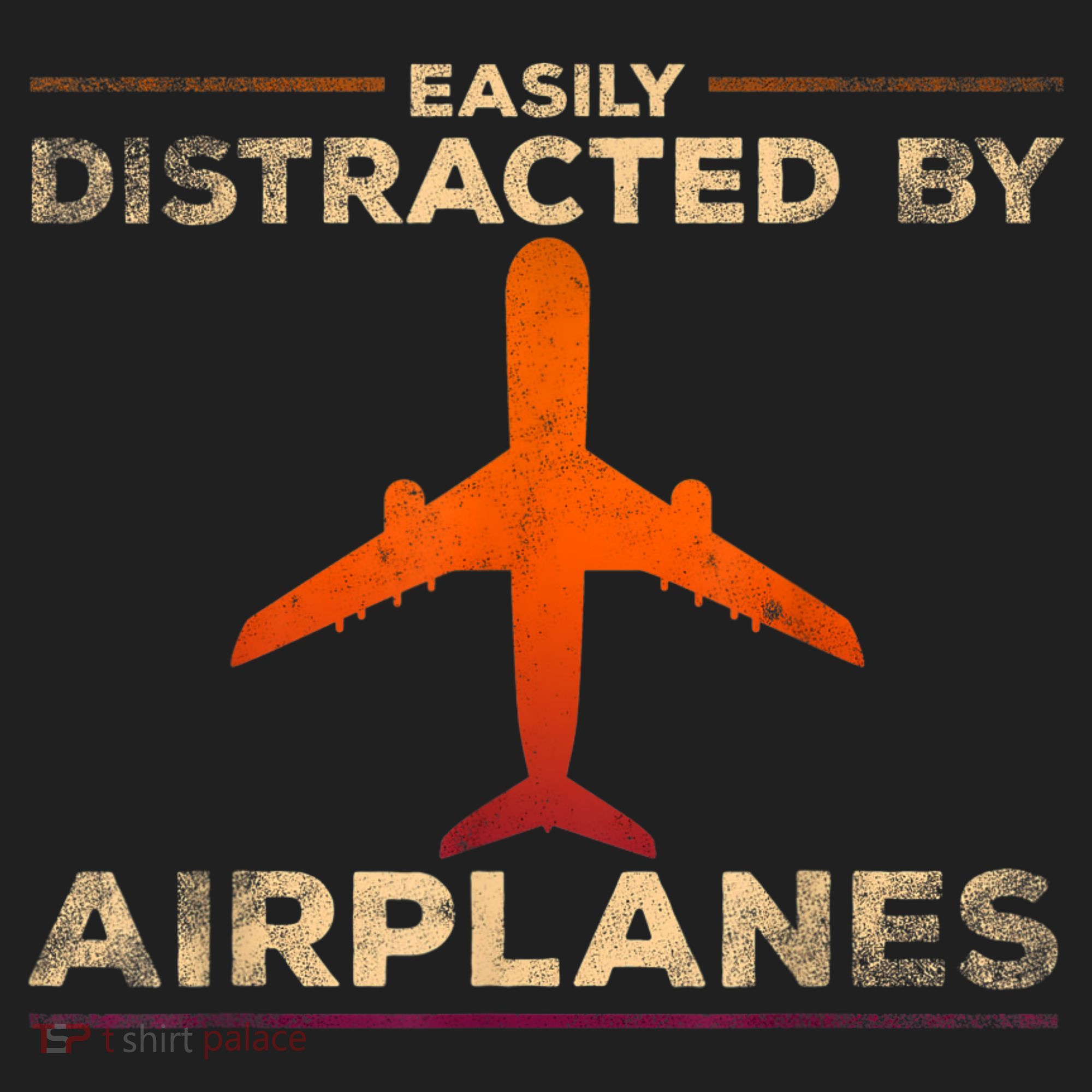 Easily Distracted By Airplanes Airplane Lover Aviation Hat
