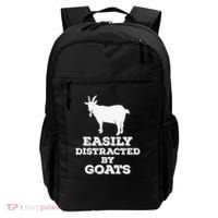 EASILY DISTRACTED BY GOATS FUNNY FATHER'S DAY GIFT Backpack thumb 0