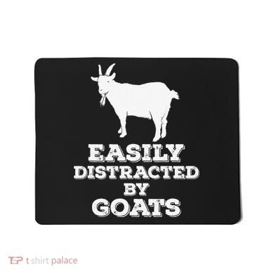 EASILY DISTRACTED BY GOATS FUNNY FATHER'S DAY GIFT Mousepad