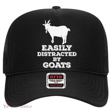 EASILY DISTRACTED BY GOATS FUNNY FATHER'S DAY GIFT Hat