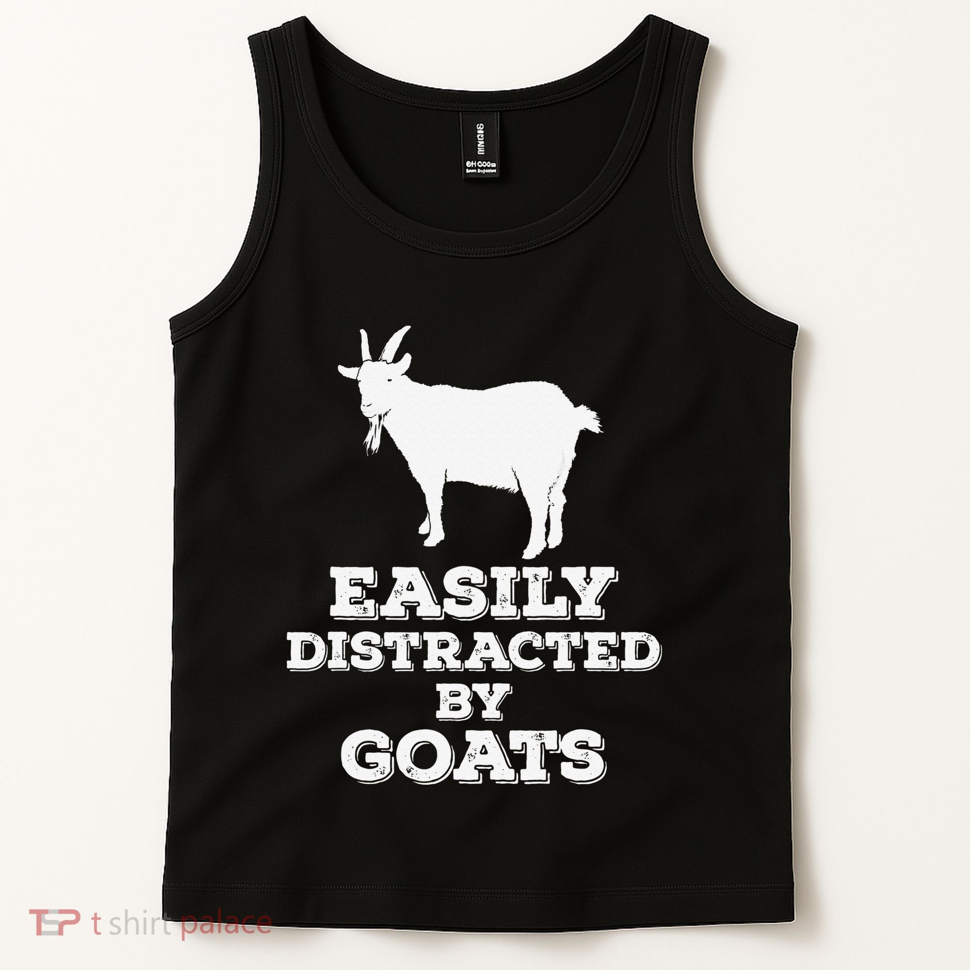 EASILY DISTRACTED BY GOATS FUNNY FATHER'S DAY GIFT Tank Top
