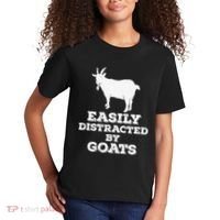 EASILY DISTRACTED BY GOATS FUNNY FATHER'S DAY GIFT Kids T-Shirt thumb 2