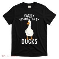 Easily Distracted By Ducks Funny Duck Lover T-Shirt thumb 0