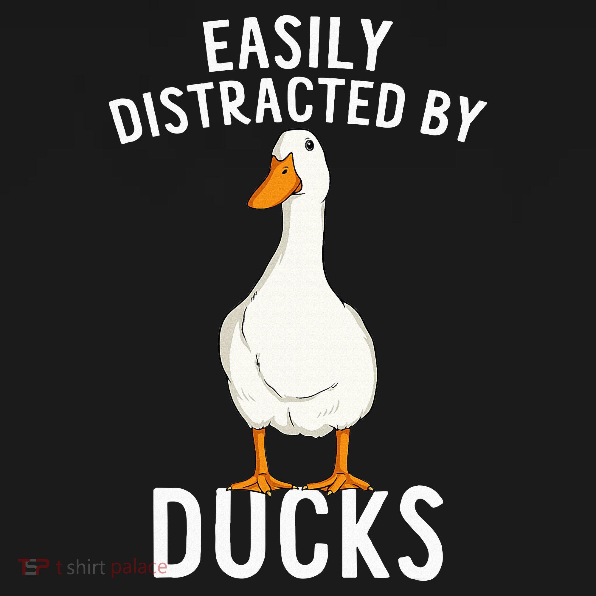 Easily Distracted By Ducks Funny Duck Lover Polo