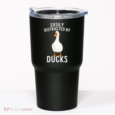 Easily Distracted By Ducks Funny Duck Lover Tumbler