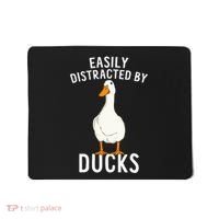 Easily Distracted By Ducks Funny Duck Lover Mousepad thumb 0