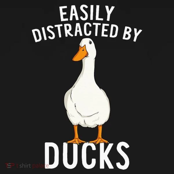 Easily Distracted By Ducks Funny Duck Lover Ornament
