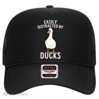 Easily Distracted By Ducks Funny Duck Lover Hat thumb 0