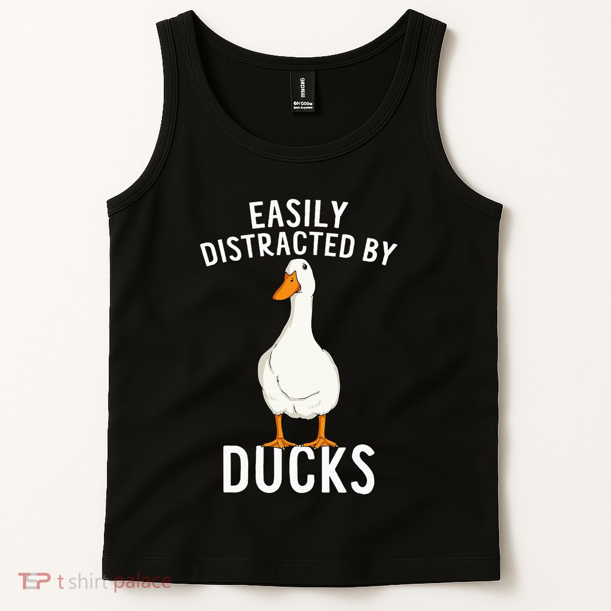 Easily Distracted By Ducks Funny Duck Lover Tank Top