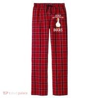 Easily Distracted By Ducks Funny Duck Lover Men's Flannel Plaid Pajama Pants thumb 0