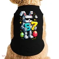 Easter Day Bunny Egg 6-7 Meme Gamer Doggie Tank thumb 0