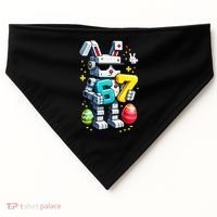 Easter Day Bunny Egg 6-7 Meme Gamer USA-Made Doggie Bandana thumb 0