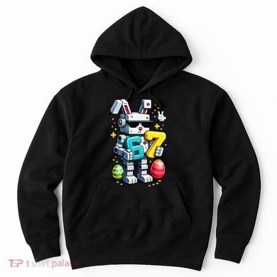 Easter Day Bunny Egg 6-7 Meme Gamer Hoodie