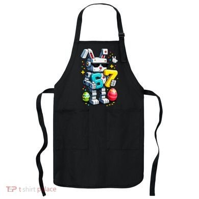 Easter Day Bunny Egg 6-7 Meme Gamer Apron
