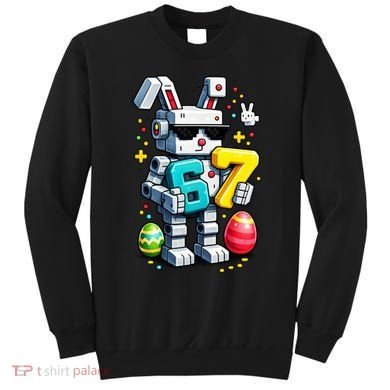Easter Day Bunny Egg 6-7 Meme Gamer Sweatshirt